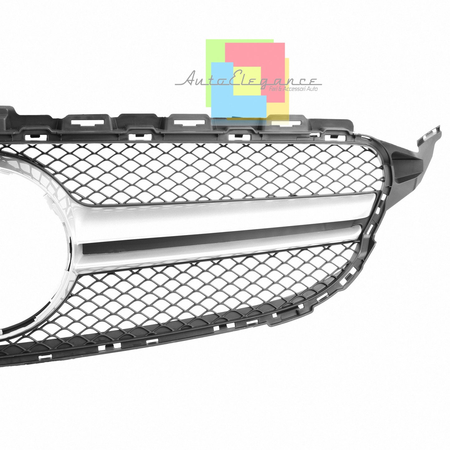 MERCEDES CLASSE C W205 S205 2014-2018 GRIGLIA ANTERIORE AMG PROFILO SATINATO