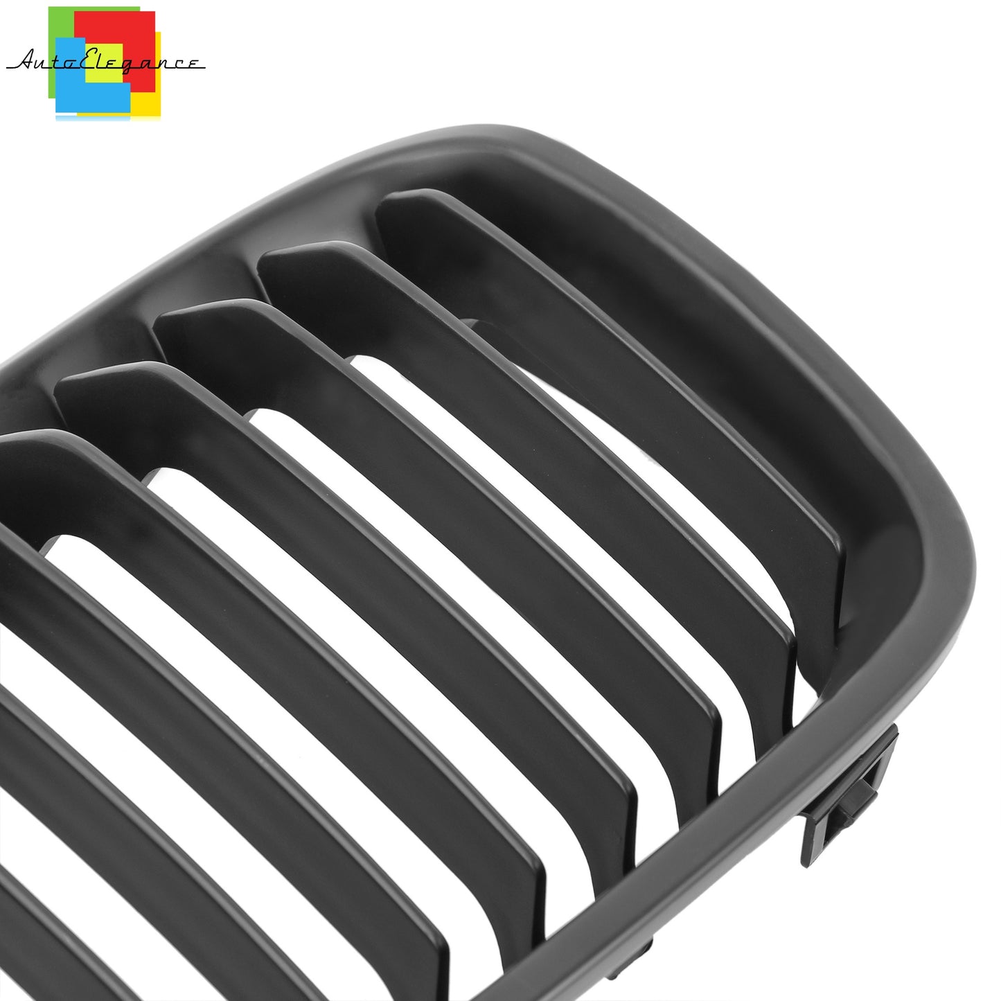 GRILLE MUSTACHE SERIES 1 F20 F21 LOOK MATT BLACK SINGLE KIDNEY NEWS