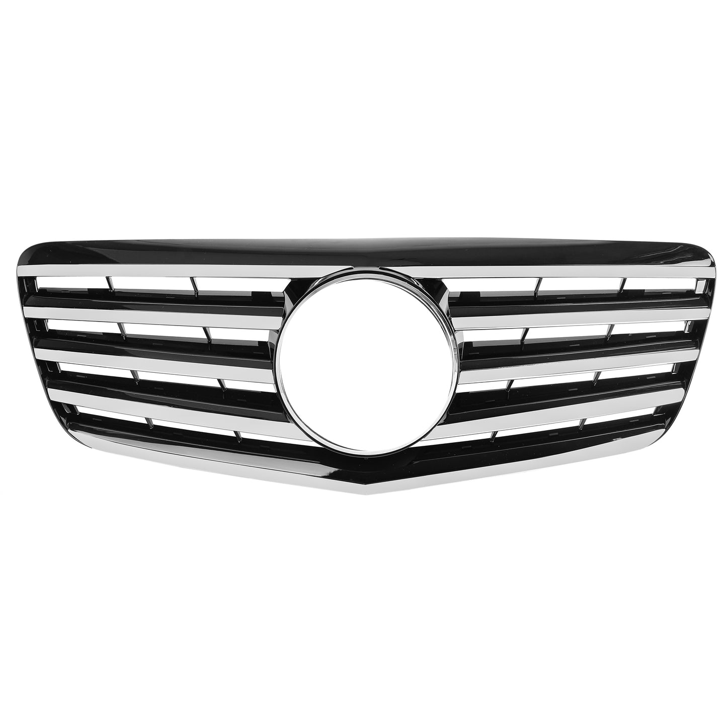 MERCEDES E-CLASS W211 2006-2009 FACELIFT FRONT GRILLE AMG BLACK / CHROME