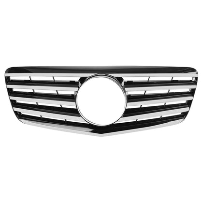 MERCEDES E-CLASS W211 2006-2009 FACELIFT FRONT GRILLE AMG BLACK / CHROME