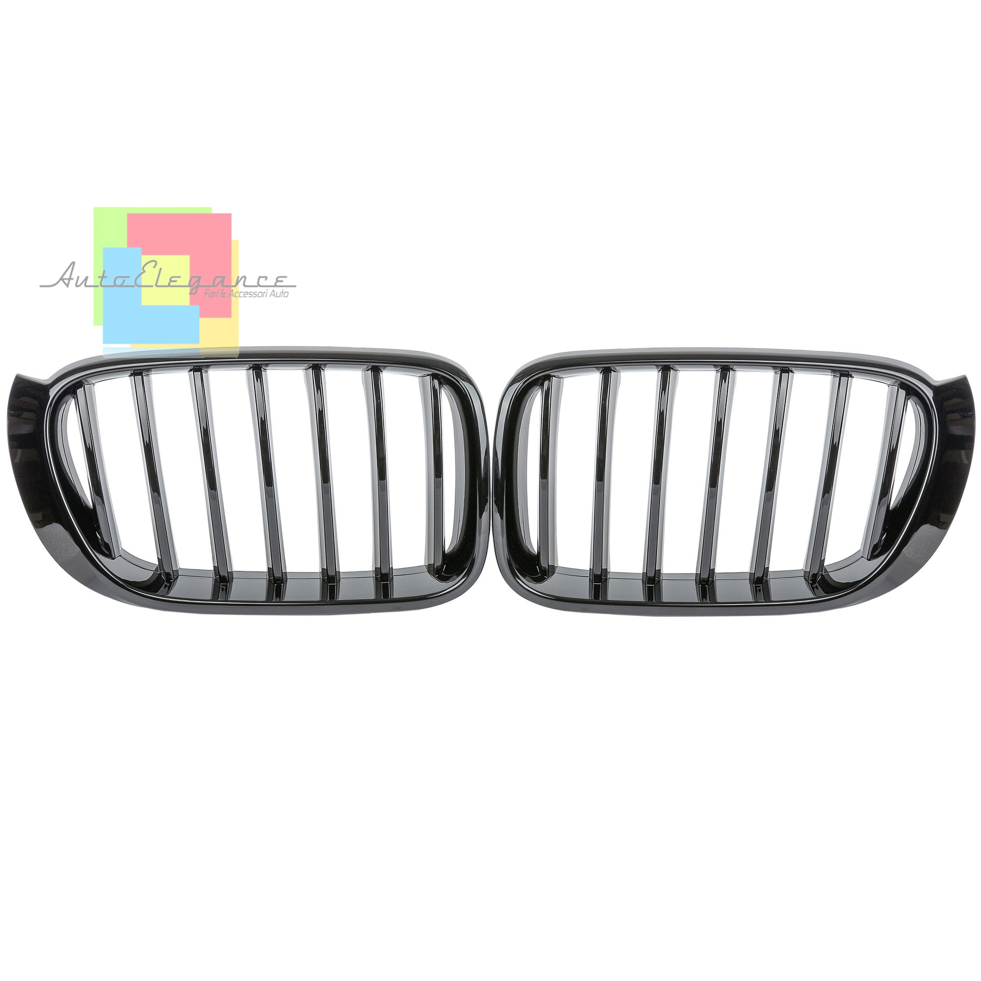 BMW X4 F26 X3 F25 2014+ GRIGLIE ANTERIORI NERE DESIGN M AUTOELEGANCERICAMBI