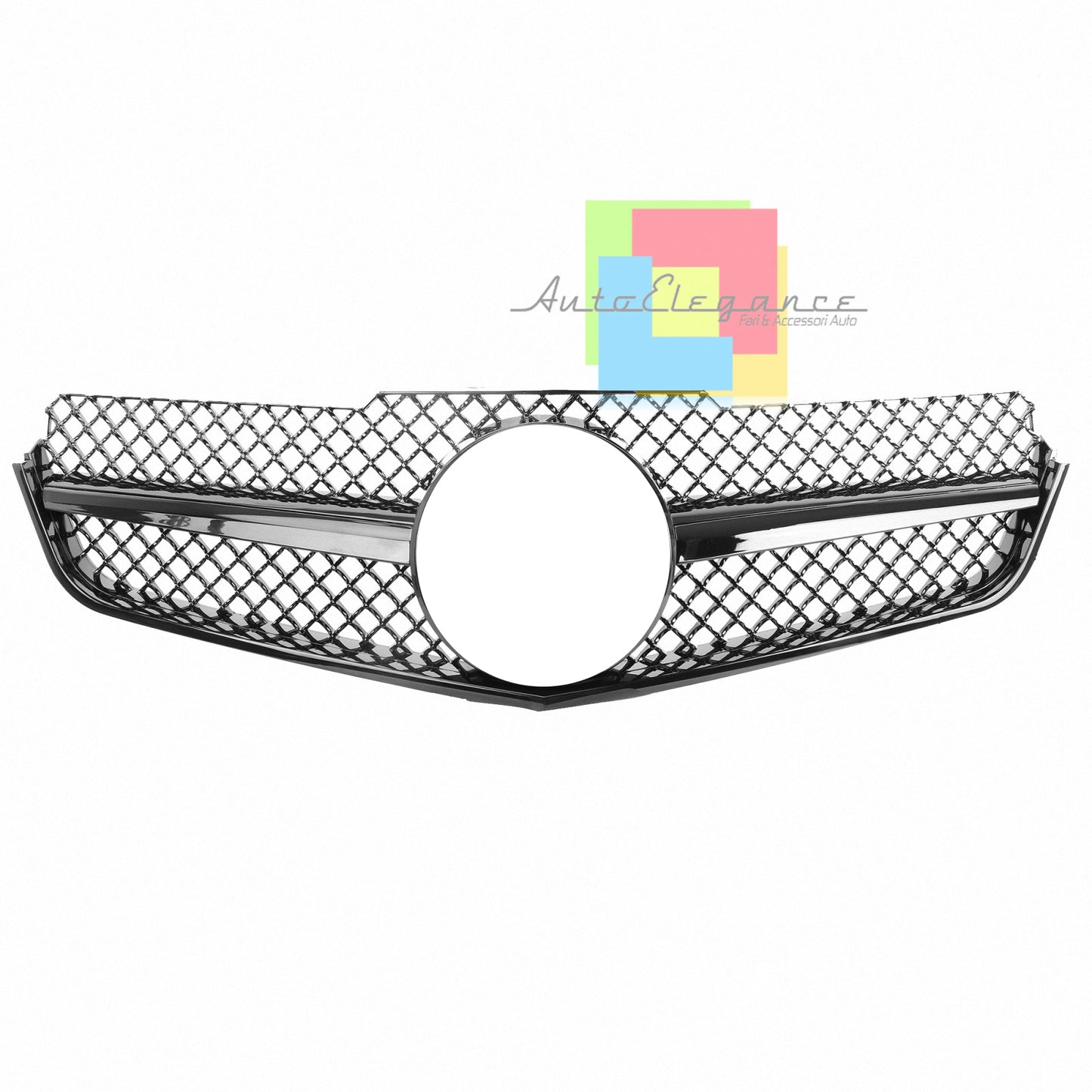 MERCEDES CLASSE E C207 W207 A207 2009-2013 GRIGLIA ANTERIORE CALANDRA AMG NERA