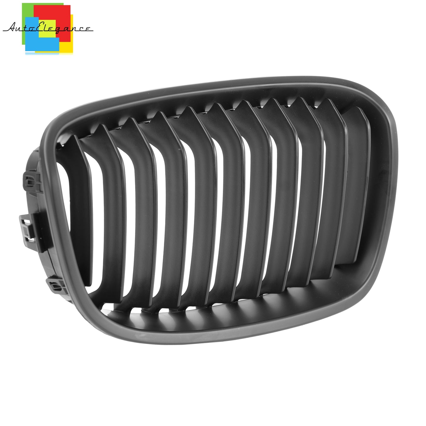 GRILLE MUSTACHE SERIES 1 F20 F21 LOOK MATT BLACK SINGLE KIDNEY NEWS