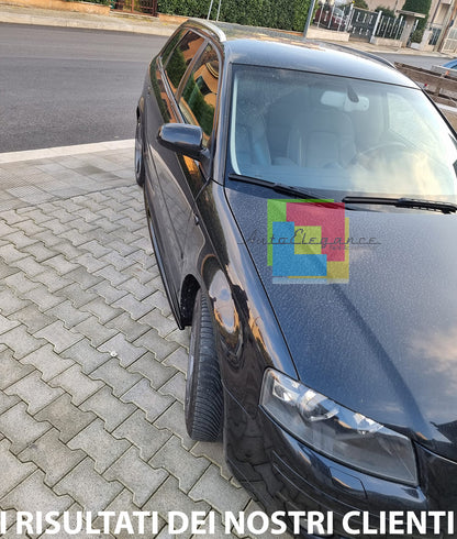 SIDE SKIRTS + FLAPS UNDER SKIRTS FOR AUDI A3 8P SPORTBACK ABS