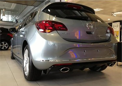 OPEL ASTRA J 2009-2014 5 PORTE  SOTTO PARAURTI POSTERIORE DIFFUSORE ABS