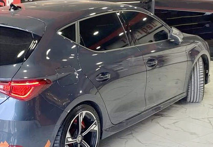 SEAT LEON KL MK4 2020+ CUPRA DESIGN DOOR SIDE SKIRTS IN ABS