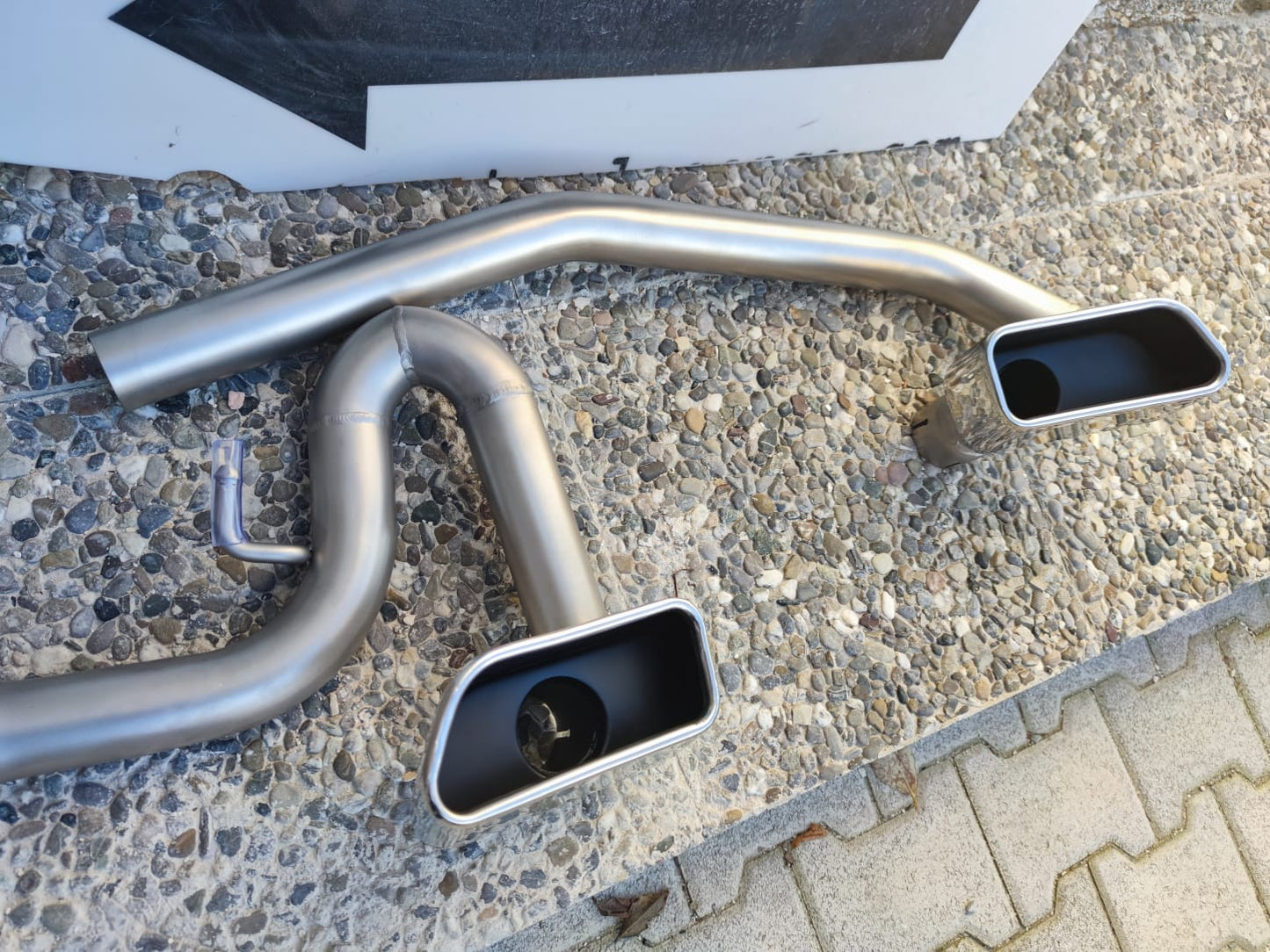 TERMINALI SCARICO COMPLETI PER BMW SERIE 5 F10 F11 INOX M SPORT V8
