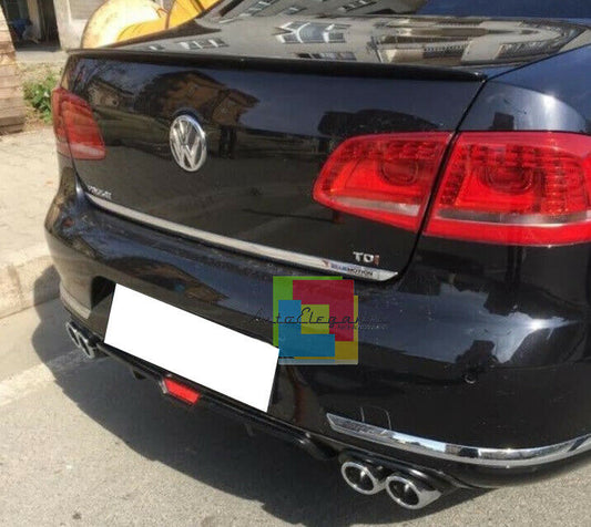 VW PASSAT 3C B7 UNDER REAR BUMPER DIFFUSER FOUR TIP ABS -