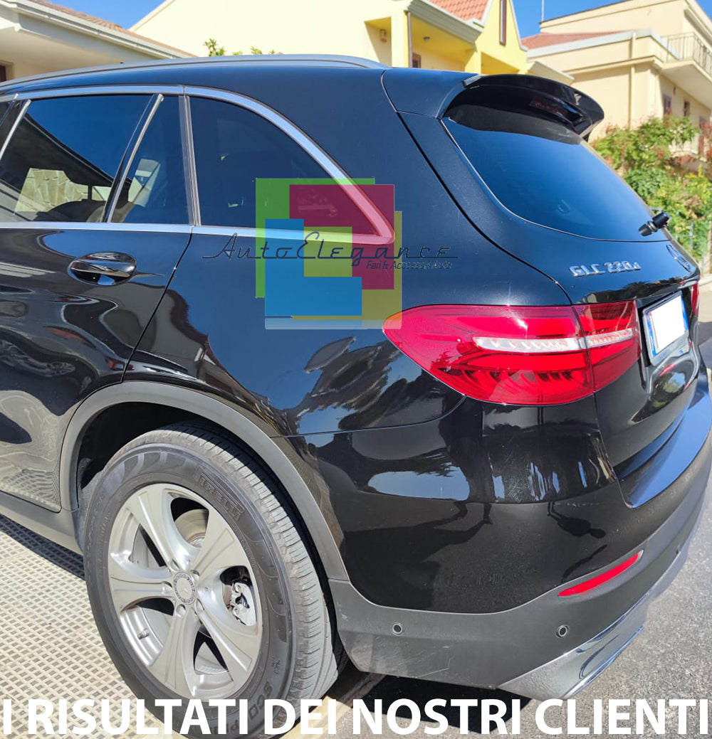 ROOF SPOILER MERCEDES GLC X253 SUV 2015-2021 REAR AMG ABS GLOSS BLACK