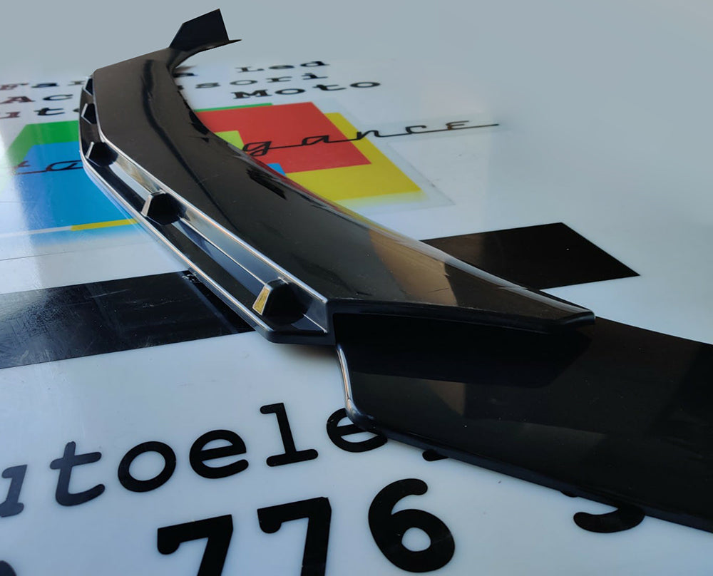 AUDI A4 B8 2012-2015 LIFT LIP SPOILER PARAURTI ANTERIORE NERO SPLITTER AUTOELEGANCERICAMBI