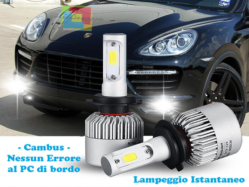 LAMPADE FENDINEBBIA A LED PORSCHE CAYENNE 2010+ CAMBUS BIANCO CREE