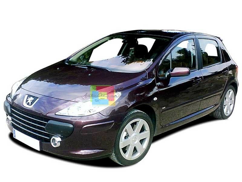 CALOTTE COPRI SPECCHIETTI ADESIVE PEUGEOT 307 - 307 CC 2000+ DESIGN CROMATO AUTOELEGANCERICAMBI