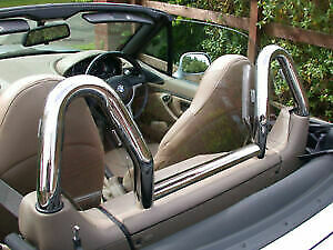 ROLL BAR CROMATO - BMW Z3 E36 ROADSTER 1995 AL 2003 TUBOLARE INOX SUPER DESIGN