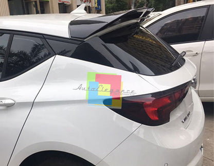 ALETTONE NERO IN ABS SPOILER POSTERIORE SUL TETTO PER OPEL ASTRA K 2015-2018 AUTOELEGANCERICAMBI