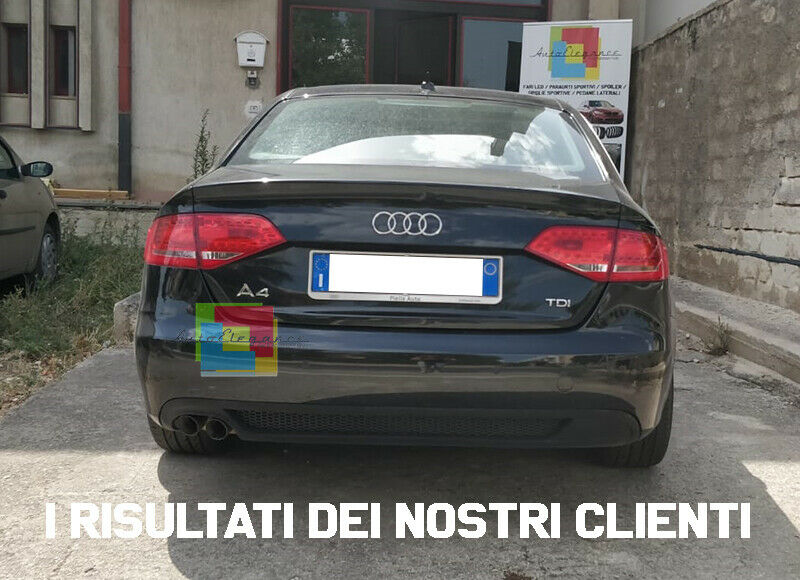 AUDI A4 B8 AVANT BERLINA 2012-2015 LIFT DIFFUSORE POSTERIORE DESIGN SLINE .- AUTOELEGANCERICAMBI