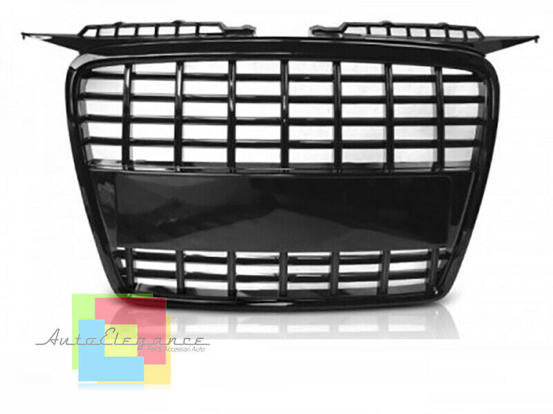 GRIGLIA ANTERIORE AUDI A3 8P 2005 al 2008 CALANDRA SLINE S3 NERO LUCIDO