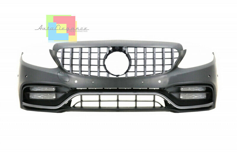 MERCEDES C-CLASS W205 S205 2014+ FRONT BUMPER WITH AMG DESIGN GRILLE