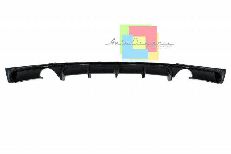 BMW SERIE 3 F30 F31 DIFFUSORE POSTERIORE M SPORT NERO LUCIDO - IN ABS AUTOELEGANCERICAMBI