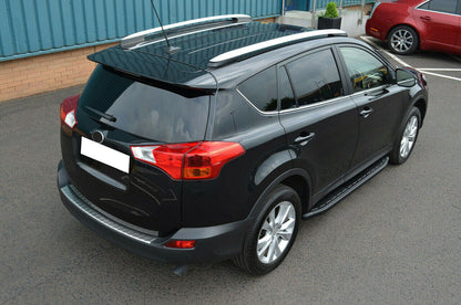 PEDANE LATERALI TOYOTA RAV4 RAV-4 2013-2018 SOTTO PORTA ANTISCIVOLO NERO - NEW