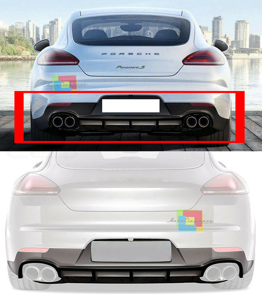 PORSCHE PANAMERA 2013-2016 DIFFUSORE SPORTIVO POSTERIORE SOTTO PARAURTI