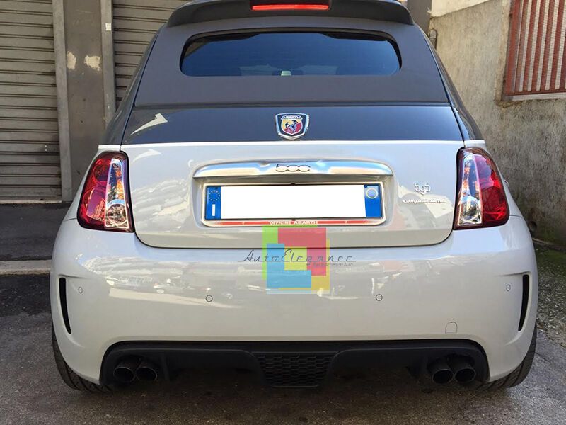 REAR LIGHTS FIAT 500 2007+ RED SMOKE SPORTY LOOK