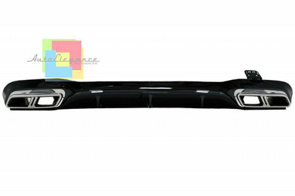 SOTTO PARAURTI MERCEDES CLASSE E W213 DIFFUSORE POSTERIORE AMG E63 + TERMINALI