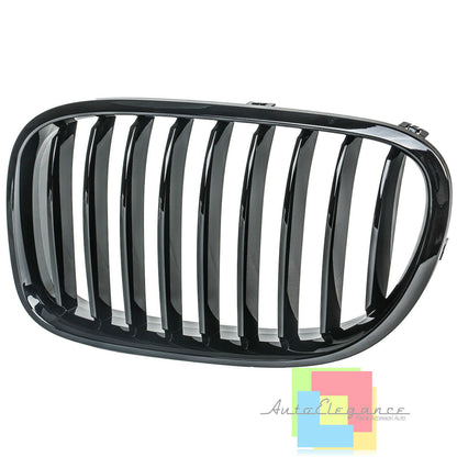 BMW SERIE 7 F01 F02 F03 F04 2012+ GRIGLIE ANTERIORI LOOK M CALANDRA NERO LUCIDO AUTOELEGANCERICAMBI