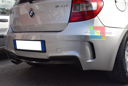 PARAURTI POSTERIORE DOPPIA SCARICO M1 PER BMW SERIE 1 E87 E81 2004-2011