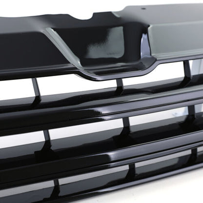 Radiator grille without emblem glossy black for VW Bus T5 Facelift 09-15