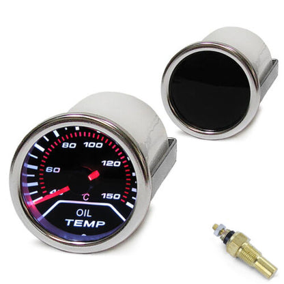 Oil temperature display additional installation instrument 52mm Tenzo Race illuminated 
