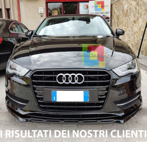 SPLITTER UNDER FRONT BUMPER AUDI A3 8V 2012-2015 ABS SPOILER