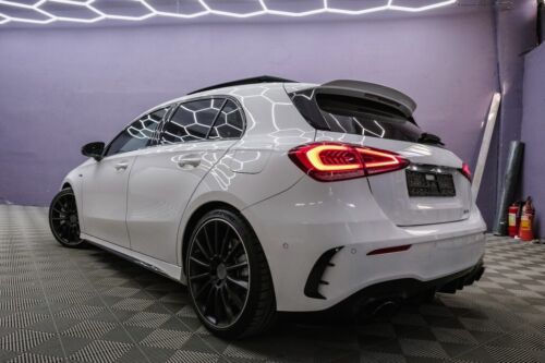 SPOILER POSTERIORE AMG TETTO MERCEDES CLASSE A W177 BASSO NERO LUCIDO A35 .-