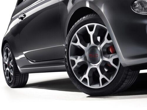 SPORTY SIDE SKIRTS UNDER DOOR FOR FIAT 500 TUNING LOOK VRT 