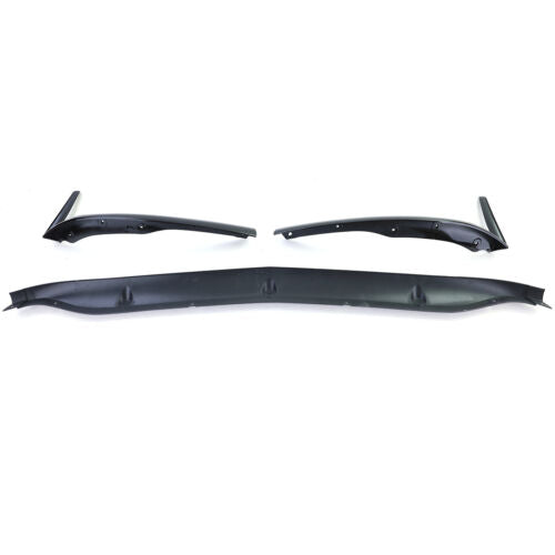 Labbro dello spoiler anteriore look sportivo nero lucido per Mercedes C W205 S205 14-21