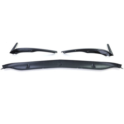 Labbro dello spoiler anteriore look sportivo nero lucido per Mercedes C W205 S205 14-21
