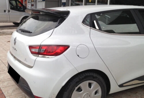RENAULT CLIO 4 2012-2018 ROOF SPOILER SPORT LOOK ABS GLOSSY BLACK .-