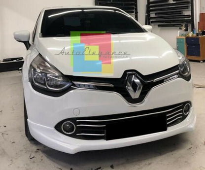 RENAULT CLIO 4 2012-2015 ABS FRONT BUMPER BLADE SPLITTER LOOK RS