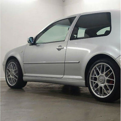 VW GOLF 4 IV 3 PORTE MINIGONNE LATERALI SOTTO PORTA RS ABS / PLASTIC LOOK R32