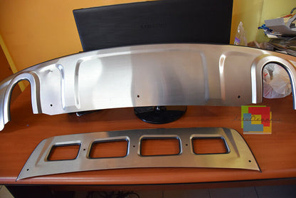 PIASTRE ACCIAIO SOTTO PARAURTI AUDI Q5 8R 2008-2013 ANTERIORE E POSTERIORE SQ5 -