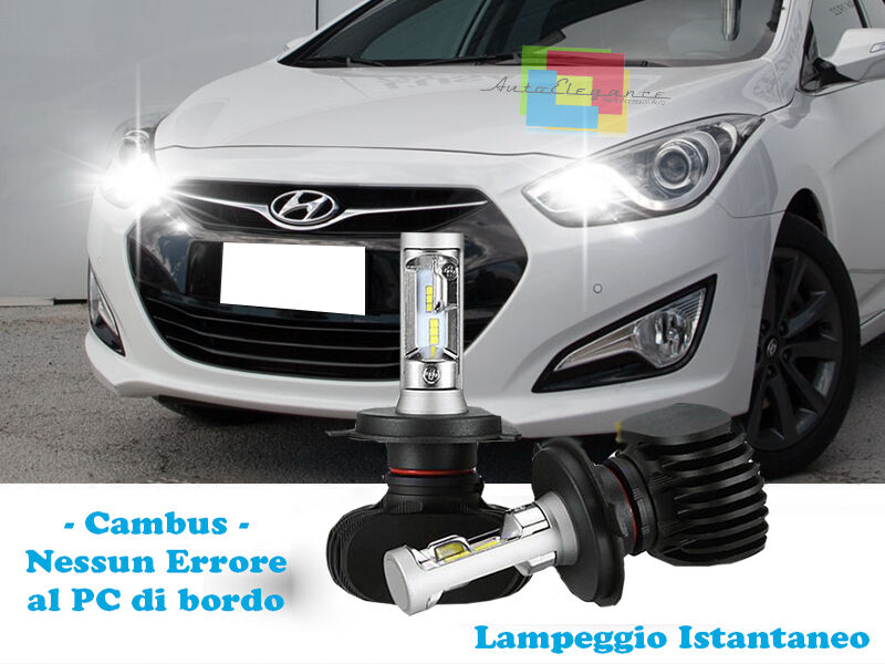 LAMPADE ABBAGLIANTI LAMPEGGIO ISTANTANEO A LED HYUNDAI i40 CREE