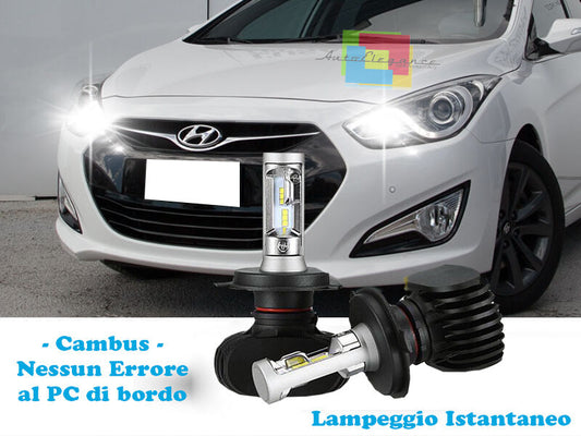 LAMPADE ABBAGLIANTI LAMPEGGIO ISTANTANEO A LED HYUNDAI i40 CREE