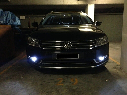 4 LAMPADE FENDINEBBIA H8 LED CREE RESISTENZA CANBUS 6000K VW PASSAT B7 AUTOELEGANCERICAMBI