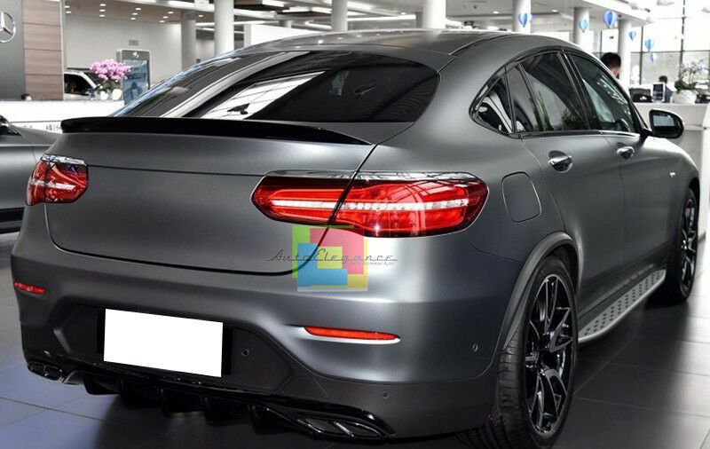 REAR HOOD SPOILER MERCEDES GLC COUPE C253 2015+ TOP QUALITY BLACK
