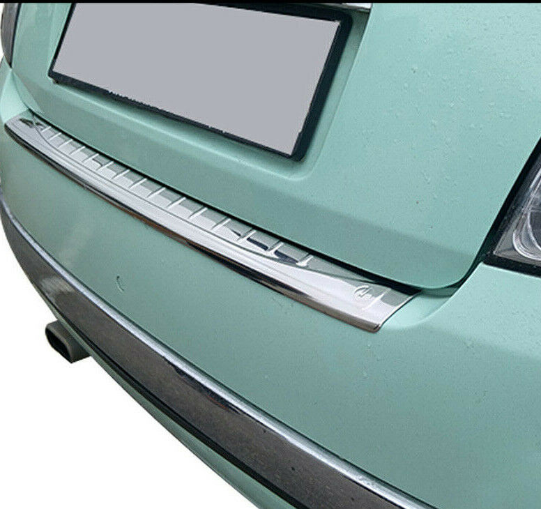 CHROME PLATE REAR HOOD TAILGATE FIAT 500 / 500C STAINLESS STEEL