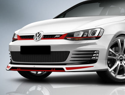VW GOLF 7 MK7 2012-2016 FRONT SPOILER UNDER BUMPER SPORTS TUNING