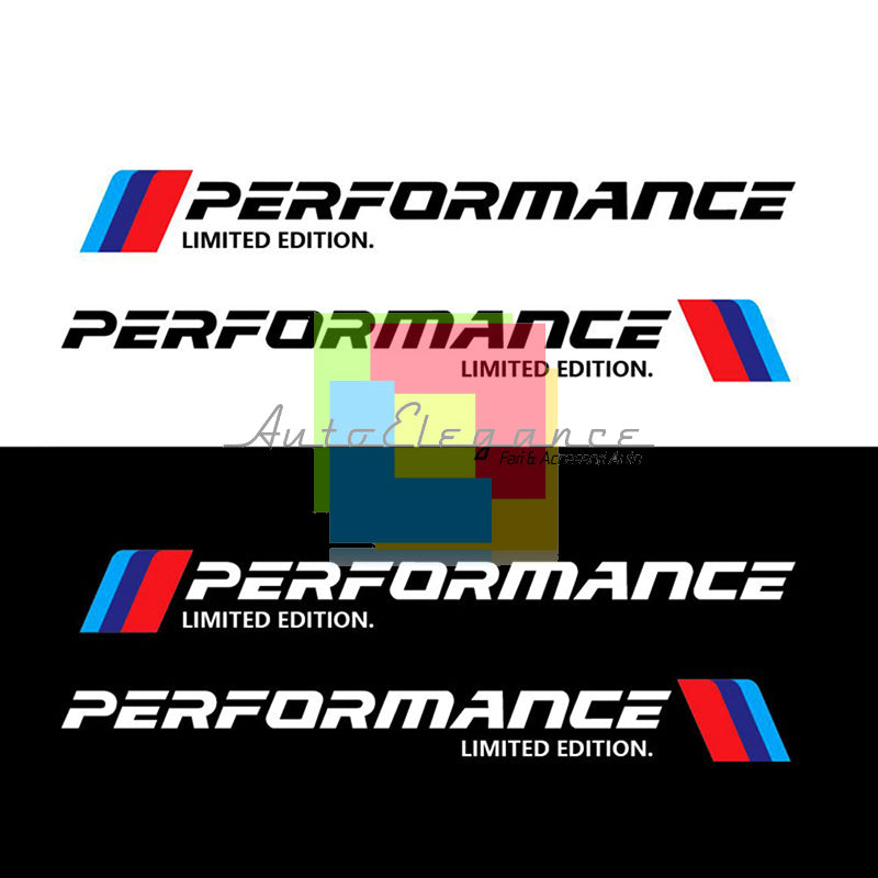 BMW 3 SERIES E36 SIDE DOOR ADHESIVE VINYLS M PERFORMACE LOGO