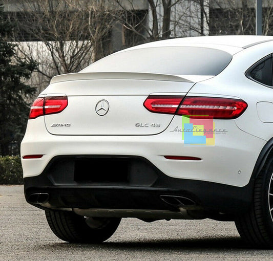 SPOILER POSTERIORE COFANO MERCEDES GLC COUPE C253 2015+ TOP QUALITA' ABS BIANCO