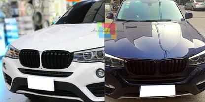 BMW X4 F26 2014+ GRIGLIA ANTERIORE NERA DOPPIA FASCIA - MASCHERINA LOOK M AUTOELEGANCERICAMBI