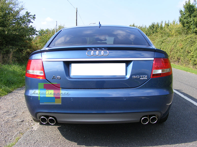 AUDI A6 4F BERLINA 2008-2011 SPOILER POSTERIORE SUL COFANO LOOK SPORTIVO AUTOELEGANCERICAMBI