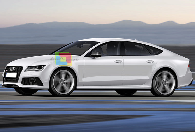 MINIGONNE LATERALI AUDI A7 SPORTBACK 2011-2014 LOOK RS7 SOTTOPORTA IN ABS